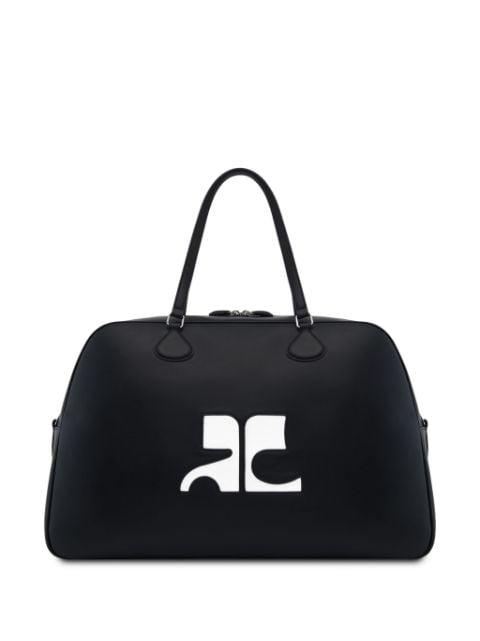 Heritage leather holdall by COURREGES