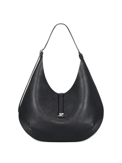 Hobo grained leather tote bag by COURREGES