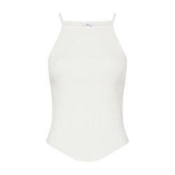 Holistic rib knit tank top by COURREGES