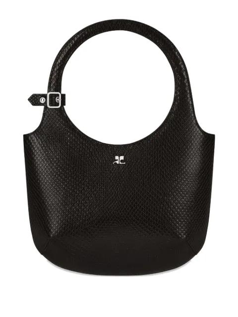 Holy leather shoulder bag by COURREGES