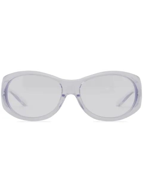 Hybrid 01 oval-frame sunglasses by COURREGES