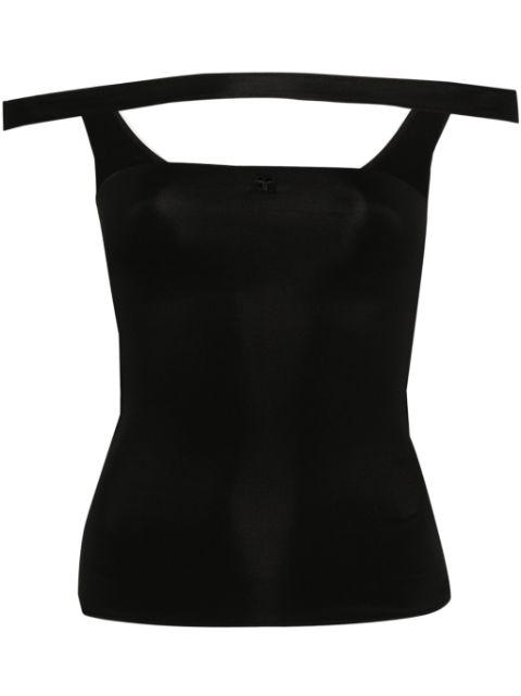 Hyperbole off-shoulder top by COURREGES