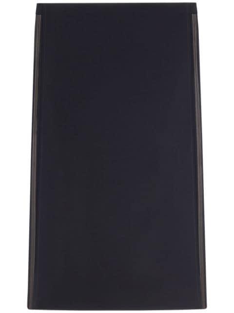 Illusion draped midi skirt by COURREGES