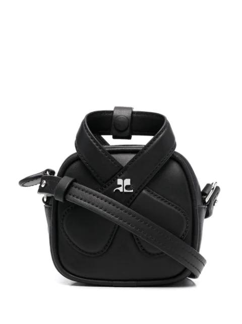 Loop leather crossbody bag by COURREGES