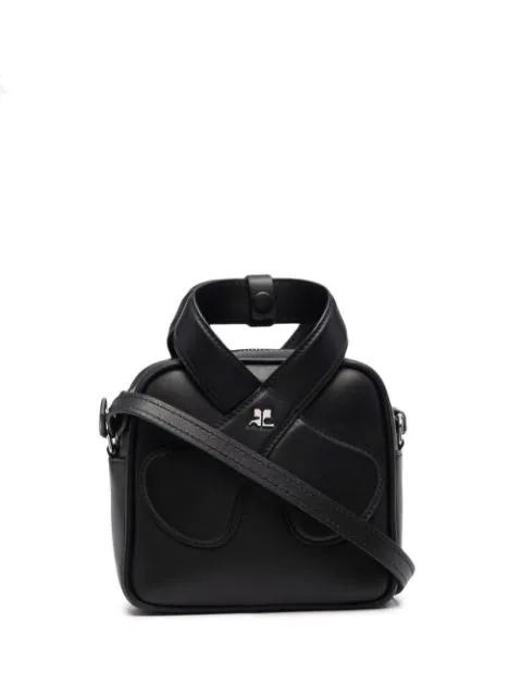 Loop leather tote bag by COURREGES