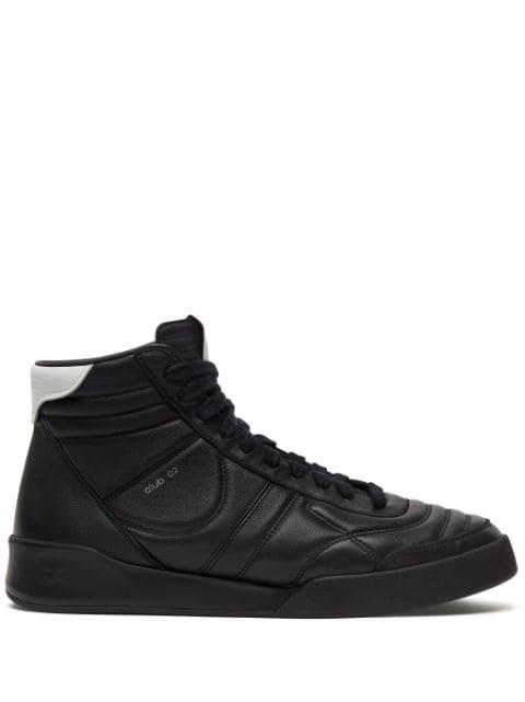 Mid Club 02 leather sneakers by COURREGES