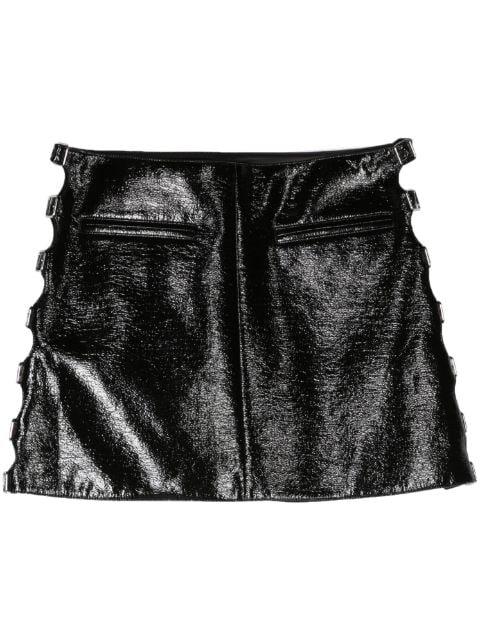 Multi Sangle trapeze miniskirt by COURREGES