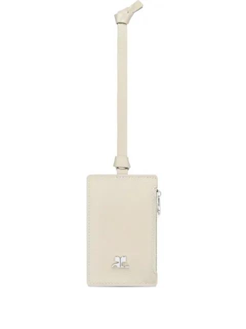 Naplack zip cardholder by COURREGES
