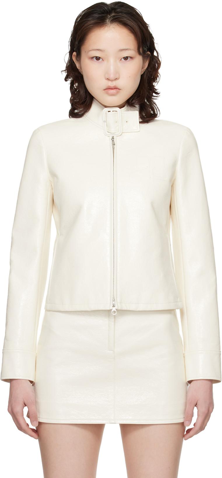 Off-White City Vinyl Jacket by COURREGES