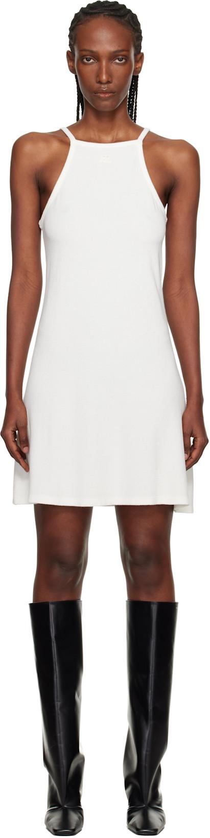 Off-White Spongy Heritage Minidress by COURREGES