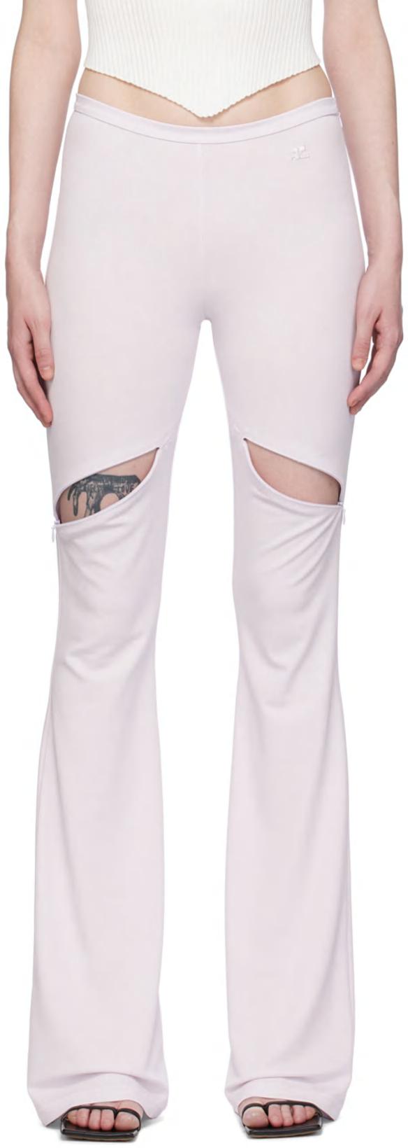 Purple Ellipse Trousers by COURREGES