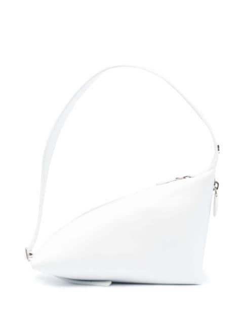 Racer leather shoulder bag by COURREGES