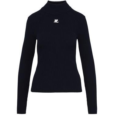 Reedition high collar jumper by COURREGES