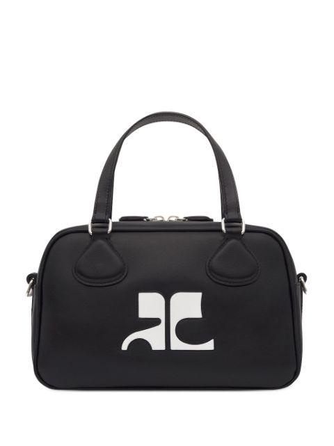 Reedition leather bowling bag by COURREGES