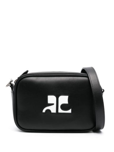 Reedition leather camera bag by COURREGES
