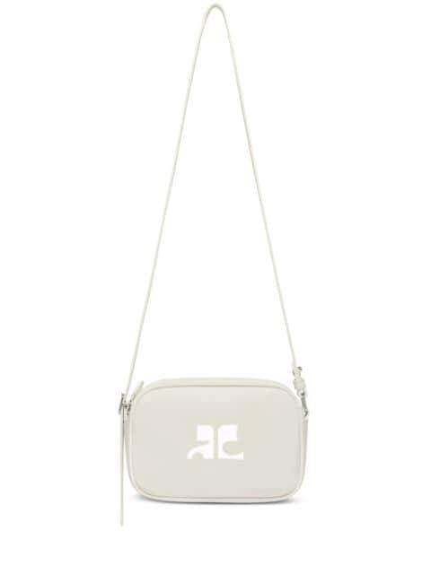 Reedition leather camera bag by COURREGES