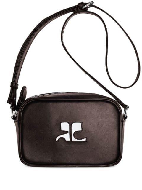 Reedition leather camera bag by COURREGES