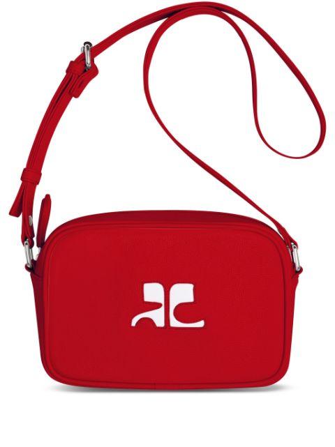 Reedition leather camera bag by COURREGES