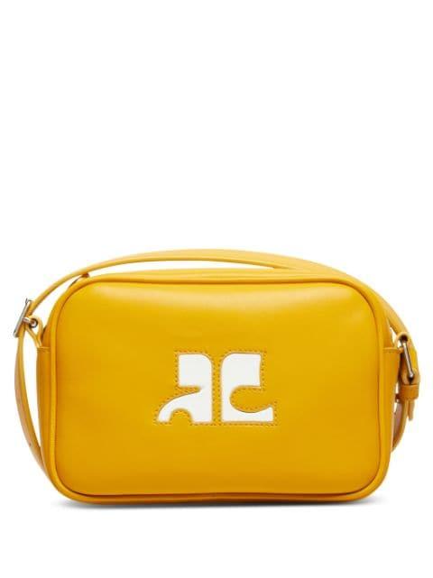 Reedition leather camera bag by COURREGES