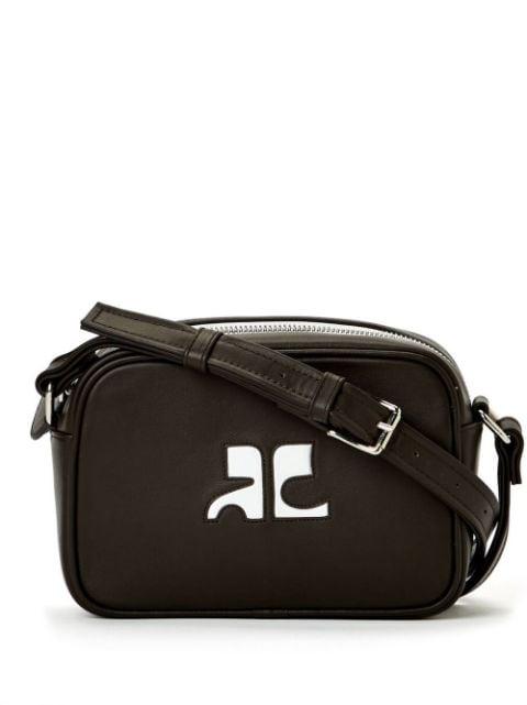 Reedition leather crossbody camera bag by COURREGES