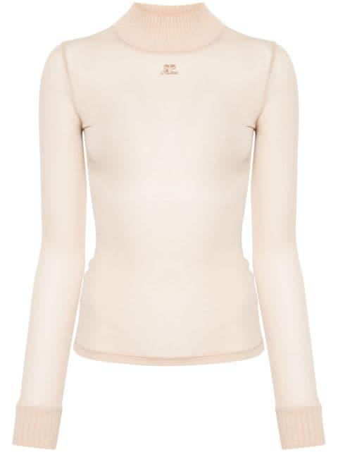Reedition mesh top by COURREGES