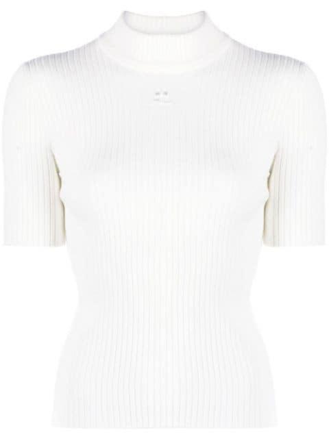Reedition rib-knit sweater by COURREGES