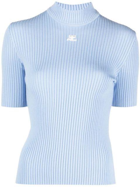 Reedition rib-knit sweater by COURREGES
