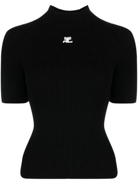 Reedition rib-knit sweater by COURREGES