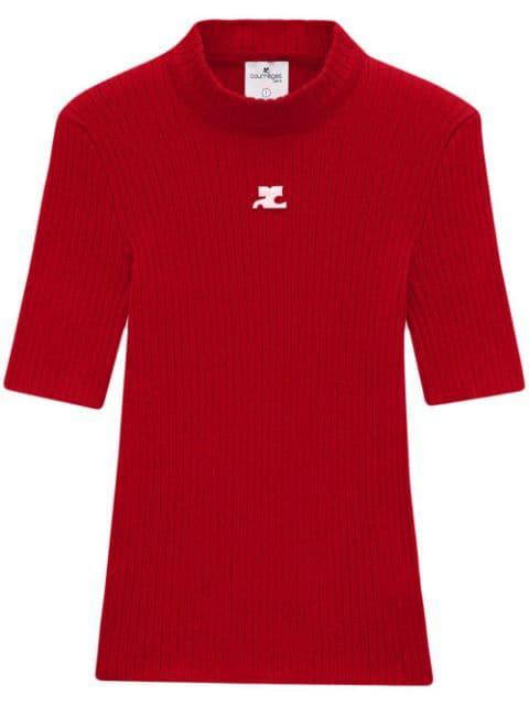 Reedition rib-knit sweater by COURREGES
