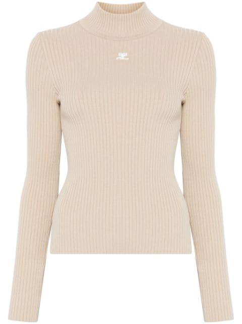 Reedition ribbed sweater by COURREGES
