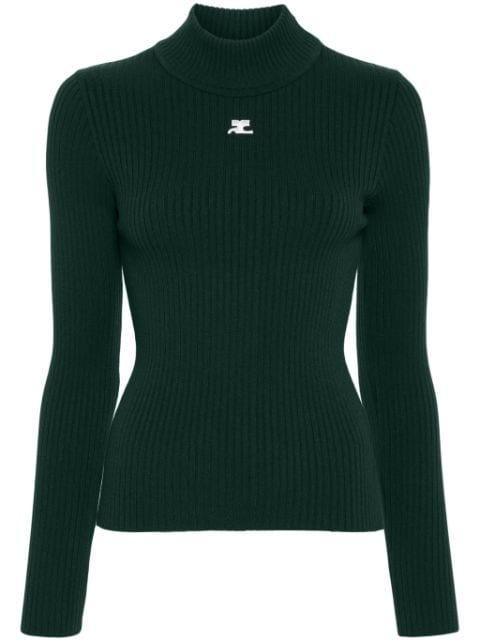 Reedition ribbed sweater by COURREGES
