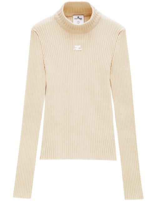 Reedition ribbed sweater by COURREGES