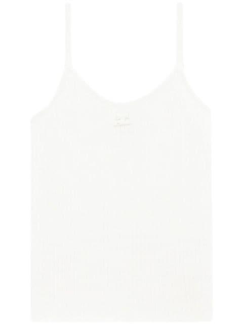 Reedition ribbed tank top by COURREGES