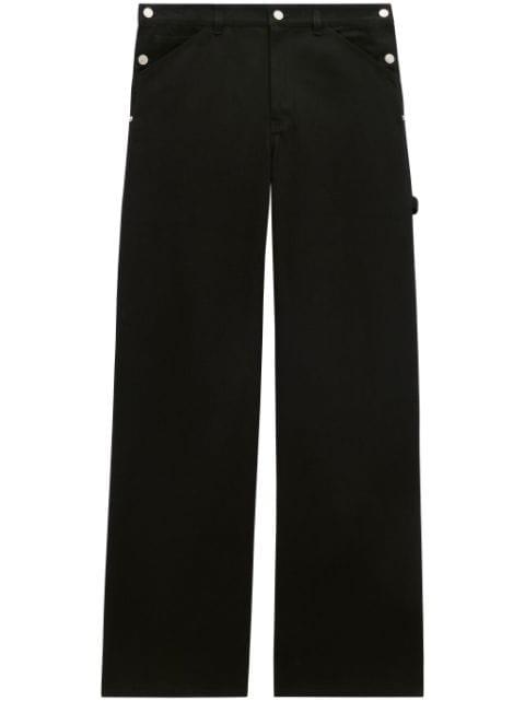 Sailor wide-leg cotton trousers by COURREGES