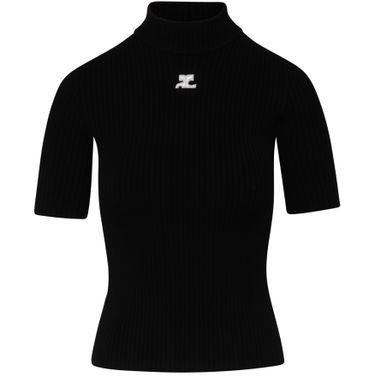 Short sleeves knit jumper by COURREGES
