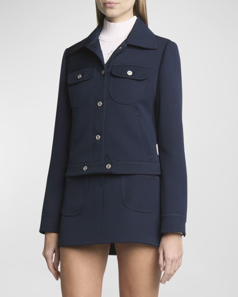Signature Twill Trucker Jacket by COURREGES