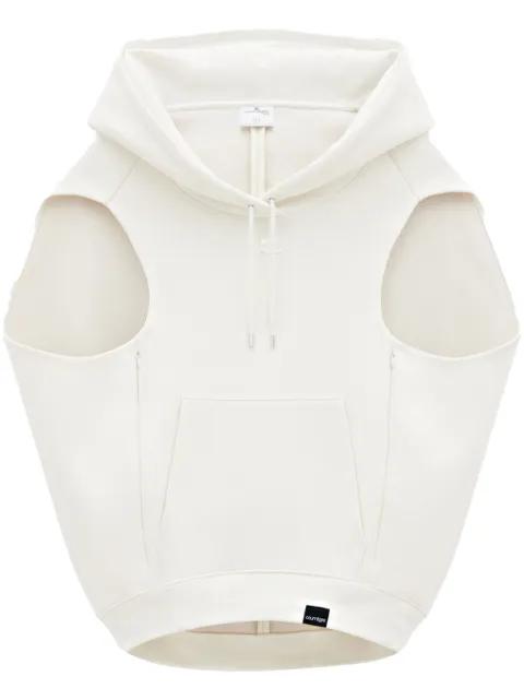 Space fleece hoodie by COURREGES