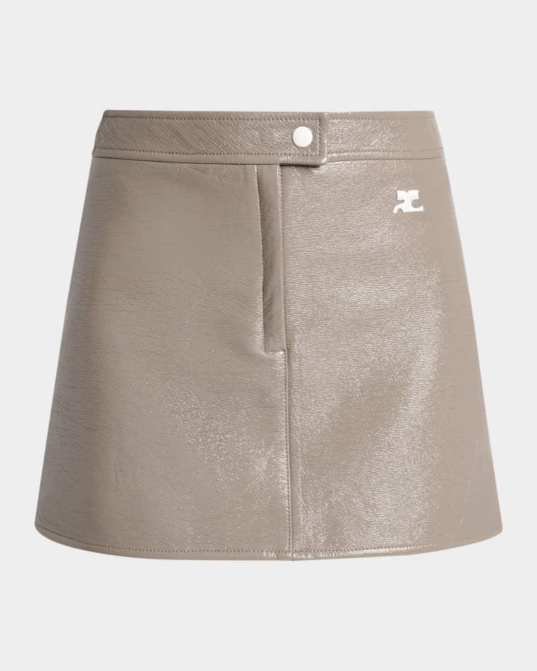Vinyle Reedition Mini Skirt by COURREGES