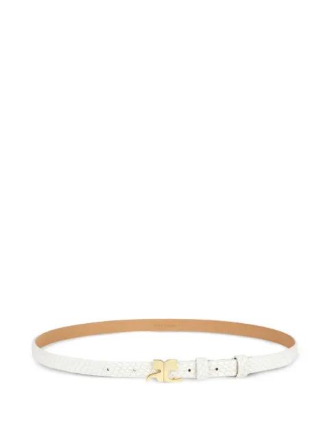 Viper leather belt by COURREGES