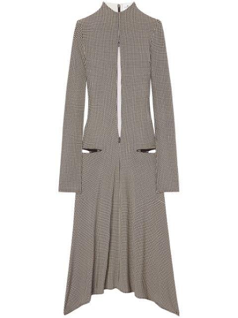 Volcano jersey midi dress by COURREGES