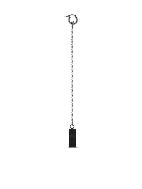 Whistle chain earring by COURREGES