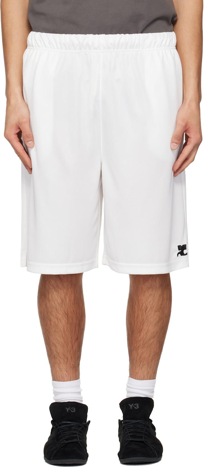 White Sports Shorts by COURREGES