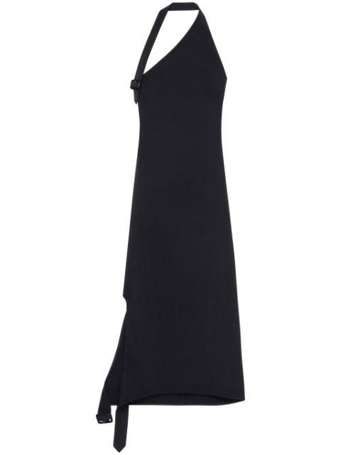 asymmetric buckle dress by COURREGES