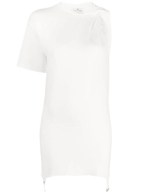 asymmetric mini dress by COURREGES