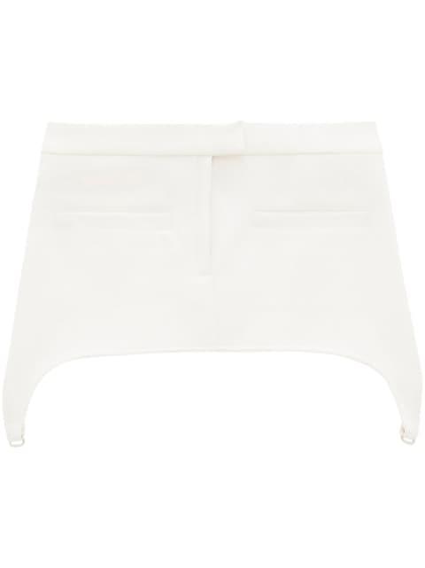 asymmetric mini skirt by COURREGES