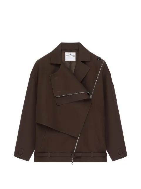 asymmetric trench coat by COURREGES