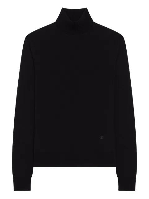 asymmetric turtleneck sweater by COURREGES