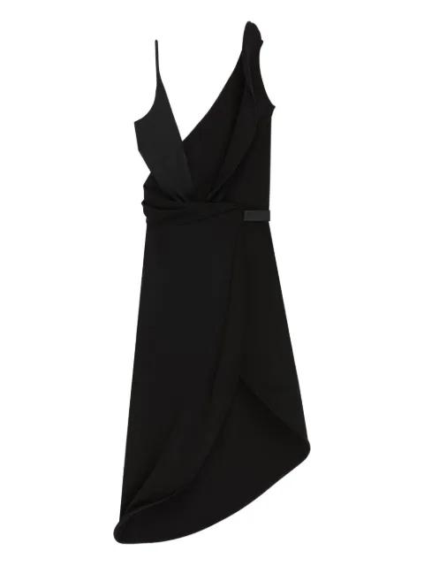 asymmetrical crepe dress by COURREGES