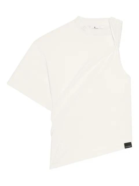 asymmetrical one-shoulder t-shirt by COURREGES