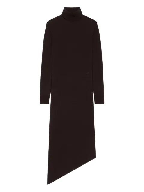 asymmetrical turtleneck dress by COURREGES